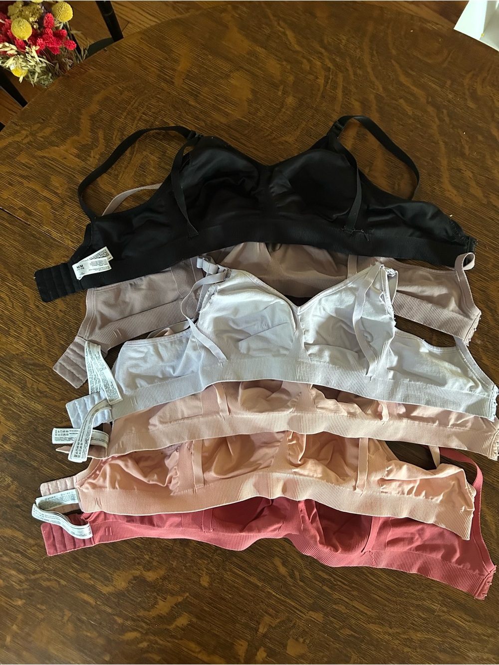 Lot of 6 Bravado Body Silk Seamless Nursing Bras in size medium - Picture 2 of 9